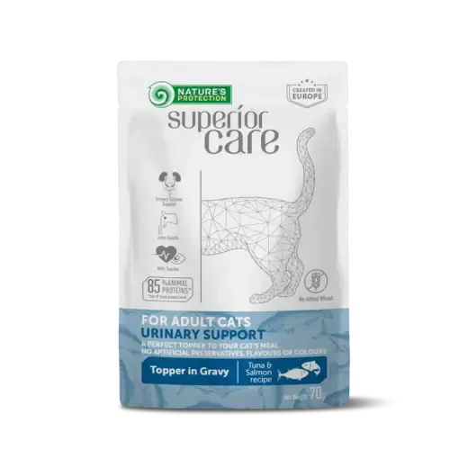 Endast idag Nature‘s Protection superior care urinary tonfisk & lax för katt 70 g
