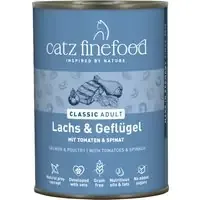 Erbjudande Ekonomipack catz finefood 24 x 400 g – Lax & fjäderfä