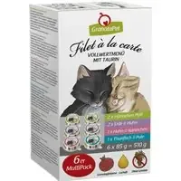 Erbjudande Ekonomipack GranataPet Filet à la carte 12 x 85 g – Blandpack 4 sorter