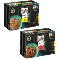 Erbjudande Ekonomipack Sheba portionspåsar 48 x 85 g Blandpack II