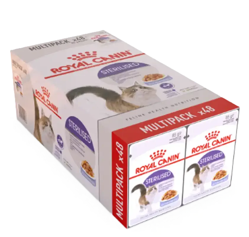 Erbjudande Feline Sterilised Jelly Multipack x 48