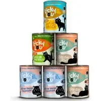 Erbjudande Lucky Lou Adult prova-på-mix 6 x 400 g – Vilt Mix (4 sorter)