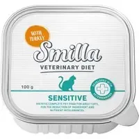 Erbjudande Smilla Veterinary Diet Sensitive Kalkon – 8 x 100 g