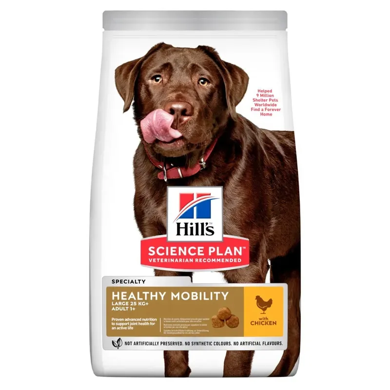 Erbjudandepris Adult Healthy Mobility Large Breed torrfoder med kyckling Hundfoder – 14 kg