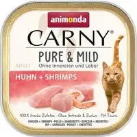 Erbjudandepris animonda Carny Adult Pure & Mild 32 x 100 g – Kyckling & räkor