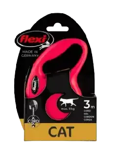 Erbjudandepris Rullkoppel New Classic Cat Cord, 3m, XS, max 8kg, Röd
