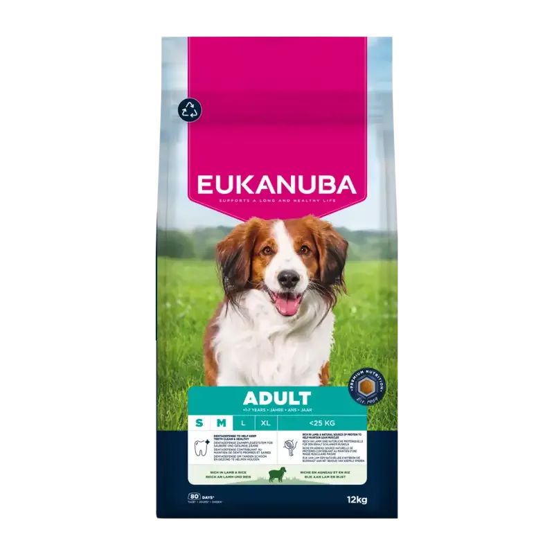 Euk Dog Ad Sm/Med Lamb & Rice