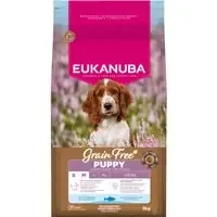 Eukanuba Grain Free Puppy Small & Medium Breed Sea Fish – 3 kg Kundfavorit