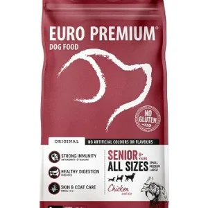 Euro Premium Senior 8+ Chicken & Rice hundfoder