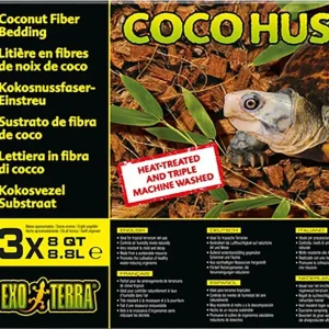 Exo Terra Coco Husk 3×8,8L – Naturligt Bottensubstrat av Kokoschips