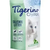 Expressleverans Ekonomipack 6 x 5 l Tigerino Crystals kattsand Aloe Vera