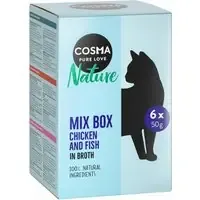 Expressleverans Ekonomipack Cosma Nature i portionspåse 24 x 50 g – Blandpack (6 sorter)