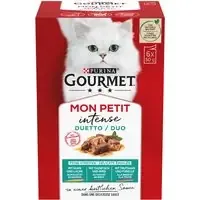 Expressleverans Mixpack Gourmet Mon Petit 6 x 50 g – Duetti Lax/Kyckling