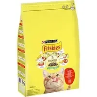 Expressleverans PURINA Friskies nötkött, kyckling & grönsaker – Ekonomipack 2 x 4 kg