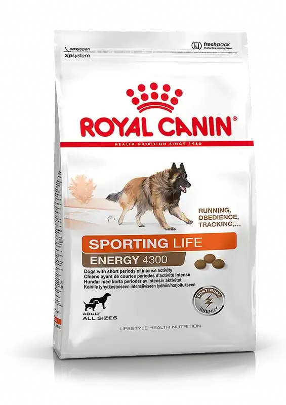 Expressleverans Sport Life Energy 4300 Adult Torrfoder för hund – 15 kg