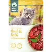 Extra rabatt Ekonomipack Pure Nature Junior Cat 24 x 85 g – Nötkött & kalv