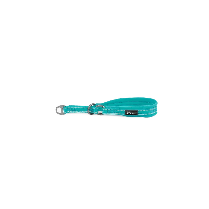 Extra rabatt Hundhalsband Rufus halvstryp 10 mm x 2025 cm Turkos