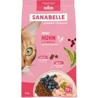 Extra rabatt Sanabelle Adult med kyckling & blåbär – 2 kg
