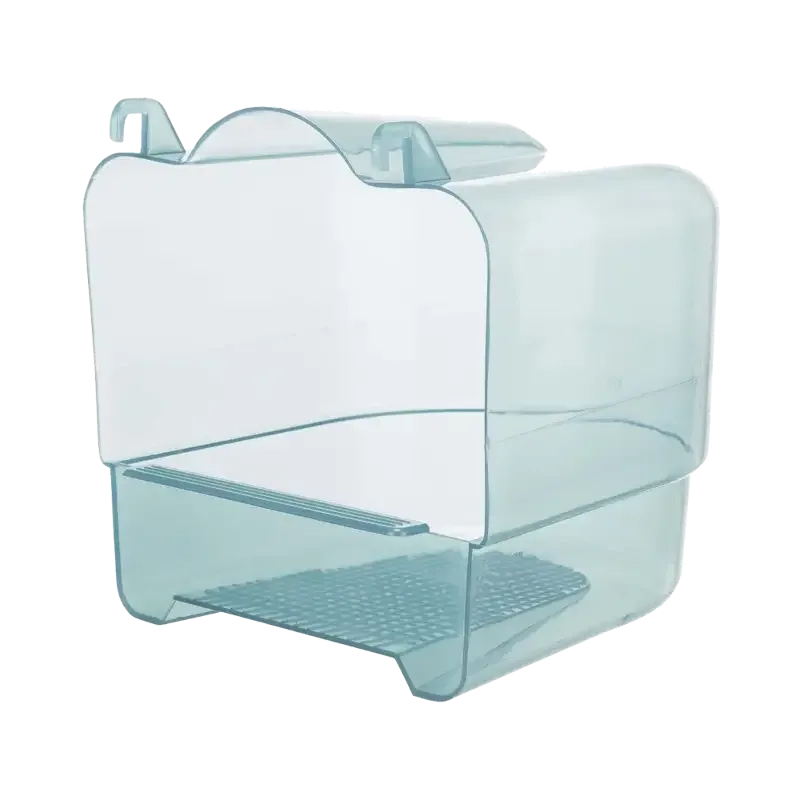 Fågelbad Transparent – 15X16X17 CM