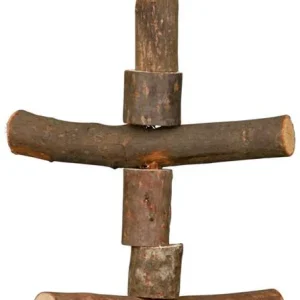 Fågelleksak Träklossar