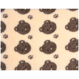 Fäll Beige med bruna björnar
