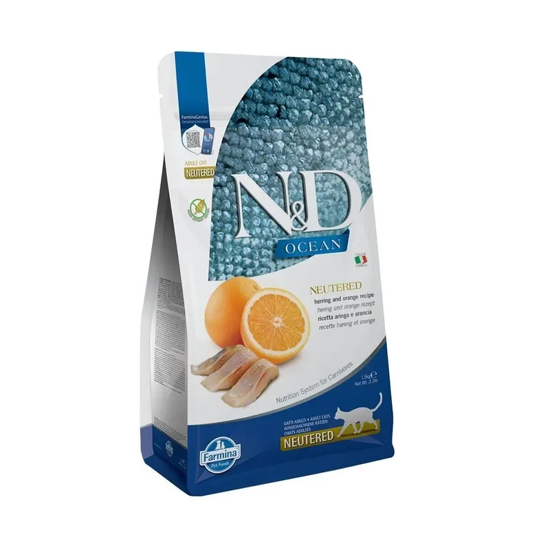 Farmina N&D Ocean Cat Herring Neutered Billig