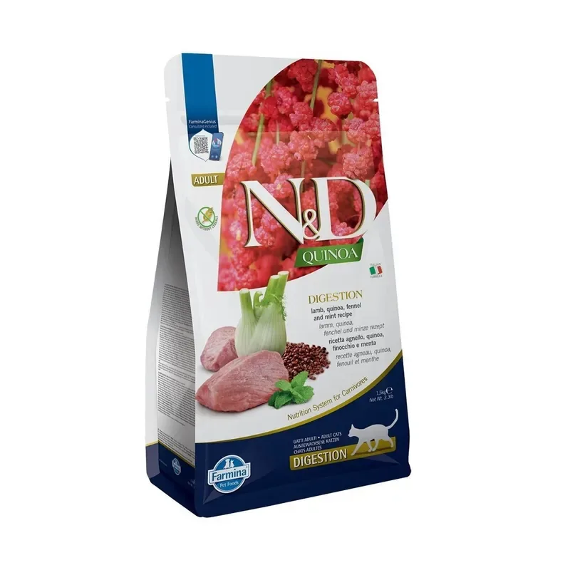 Farmina N&D Quinoa Cat Digestion Lamb 1,5 kg Kundfavorit