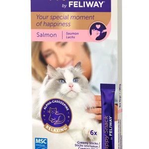 Feliway Happy Snacks Salmon 6x15g