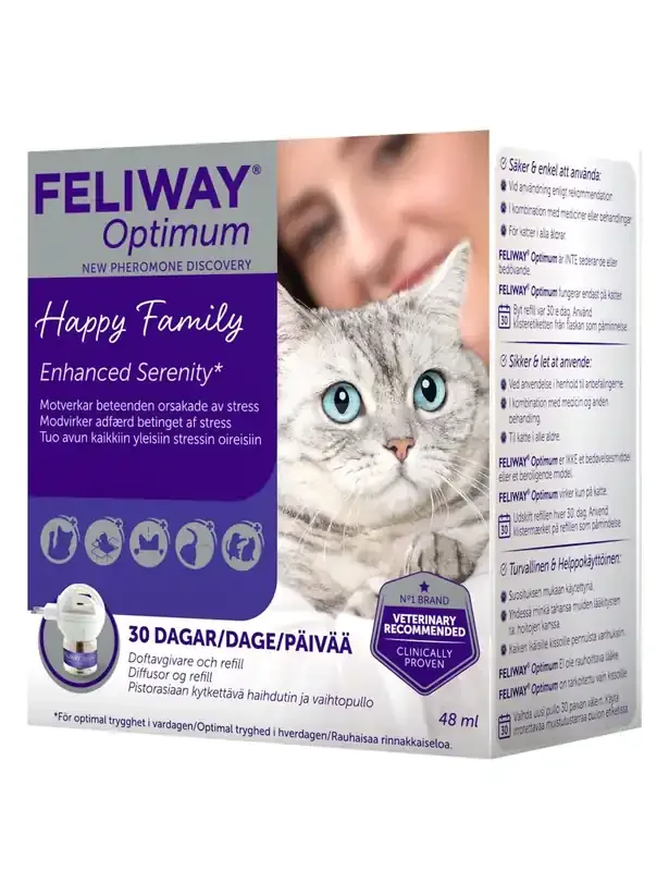 Feliway Optimum Doftgivare – 48ml Nedsatt pris