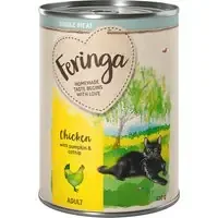 Feringa Single Meat Menu 6 x 410 g – Kyckling med pumpa & kattmynta Bästa pris