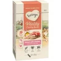 Feringa Vitality Creamy Snacks – Lax med kyckling (12 x 10 g) prisnedsättning