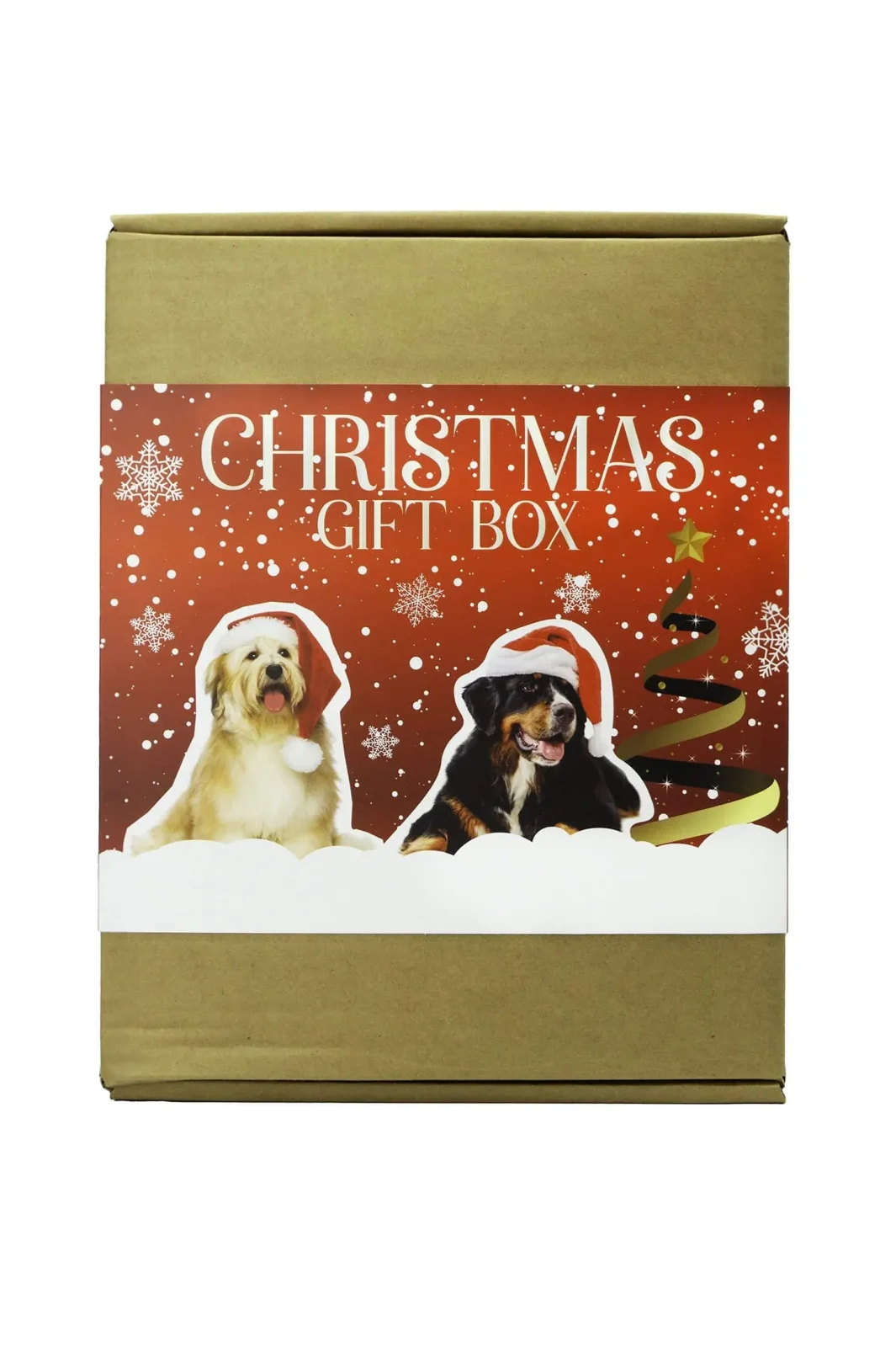 Festlig Jul Box för Hunden