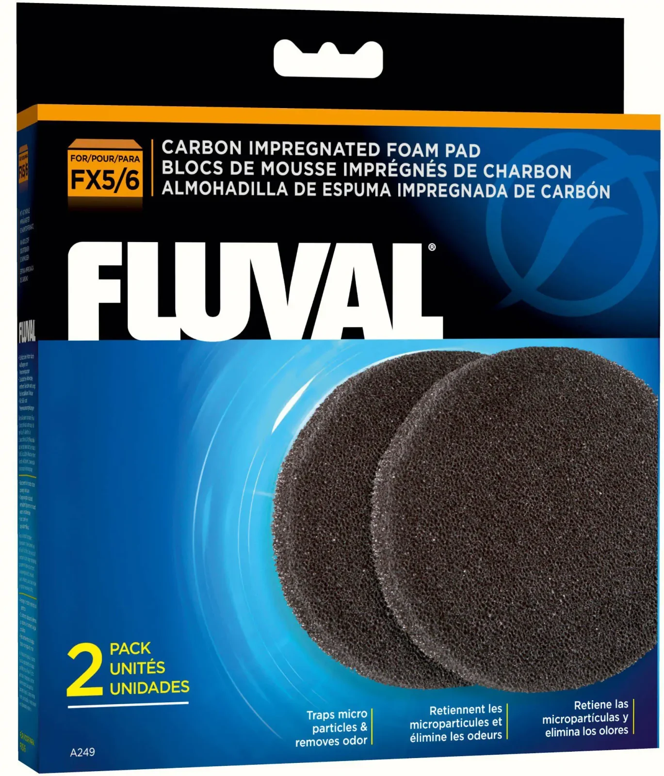 Filtermatta Aktivt Kol Fluval Fx2/fx4/fx5/fx6 A249