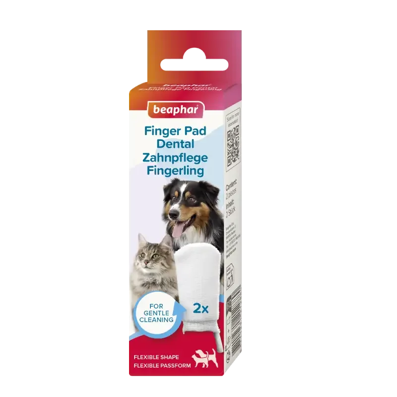 Fingertandborsta Bomull 2pack