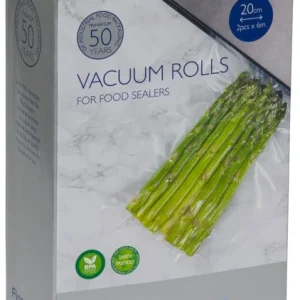 Finnvacum räfflade vakuumrullar 20 cm x 6 m 2st rullar