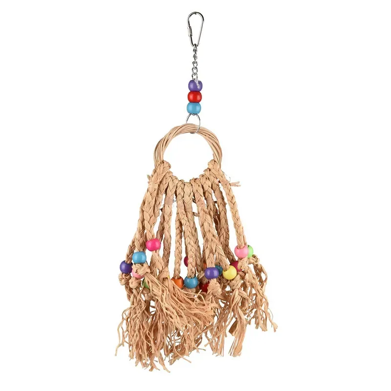 Flamingo Duma Fågelleksak med Ring & Pärlor 39 cm Reapris