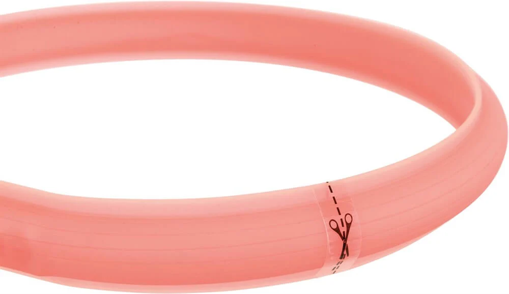 Flash Light Ring Bred USB Silikon M-L: Coral - Image 2