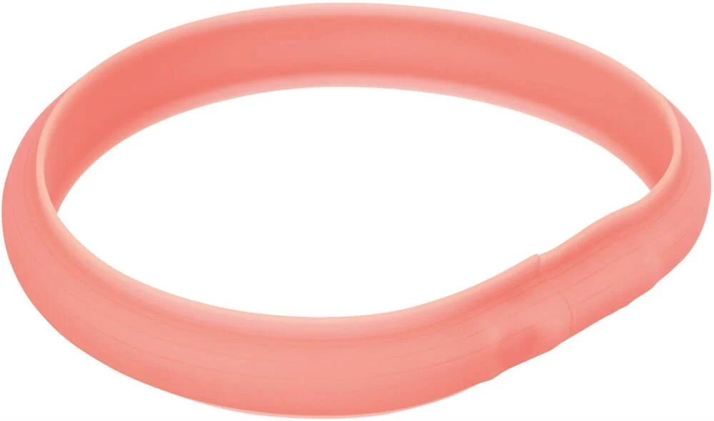 Flash Light Ring Bred USB Silikon M-L: Coral