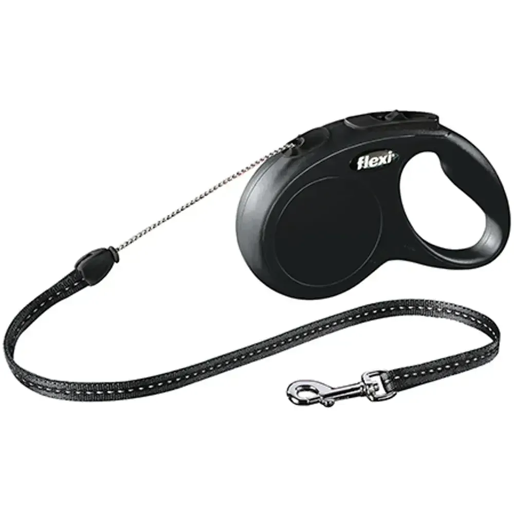 Flexi Classic S 5m Lina Svart