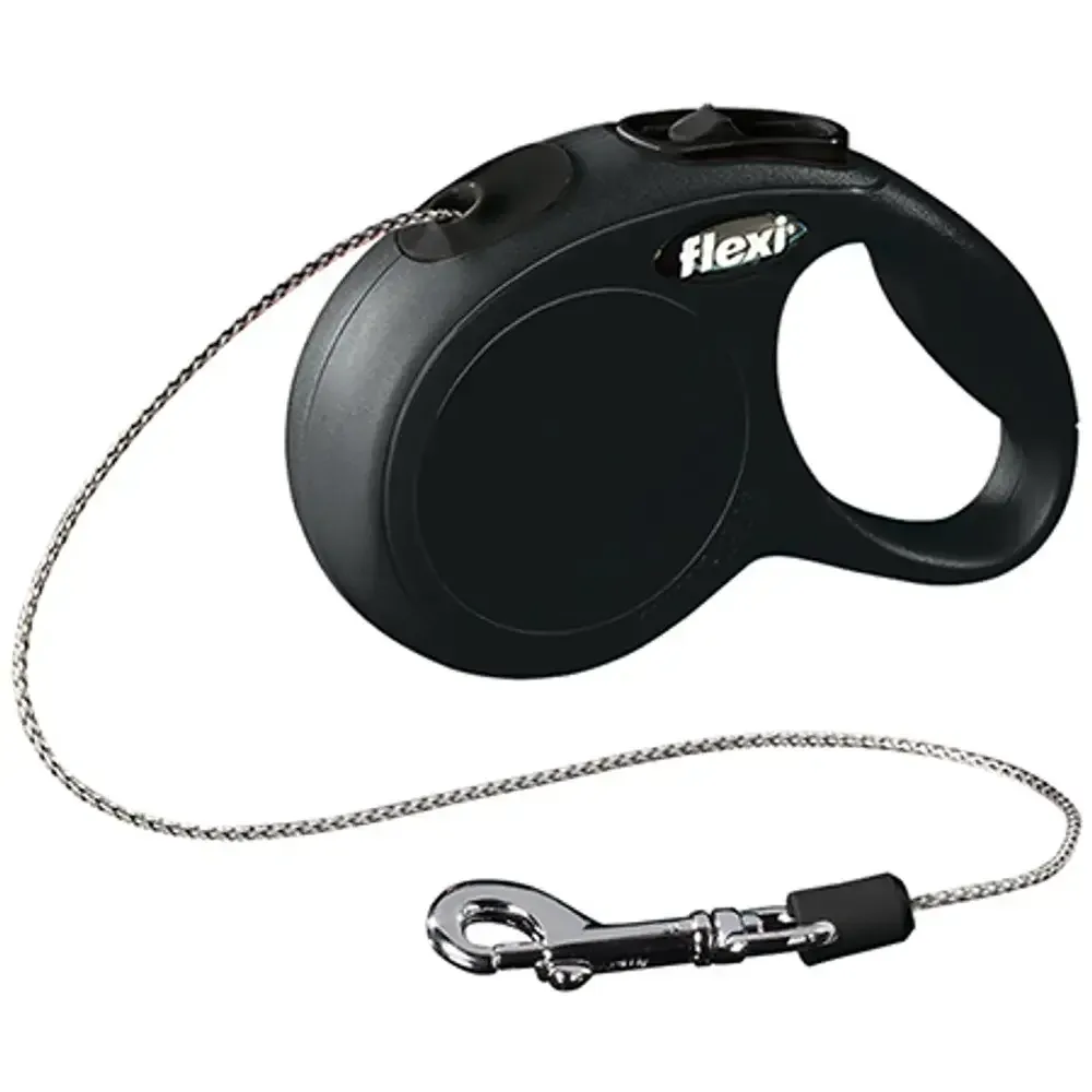 Flexi Classic XS 3m Lina Svart