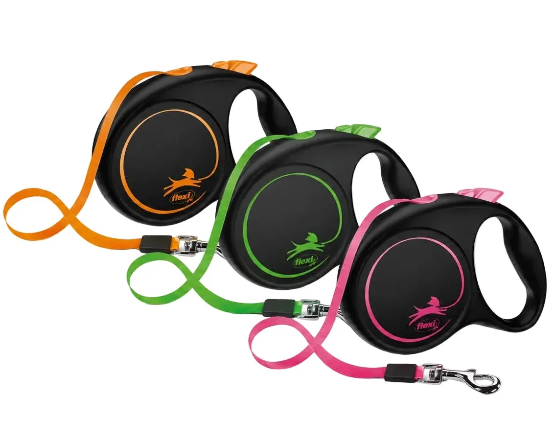 Flexi Fun Multicolor Hundkoppel – 5 m – upp till 25 kg