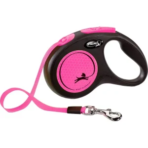 Flexi Neon M 5m Band Rosa