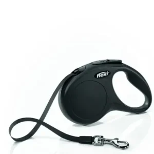 Flexi New Classic S Tape leash 5 m, Black