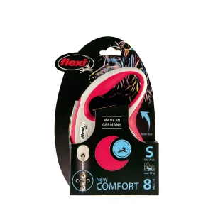 Flexi New Comfort S Lång Snöre Röd 8m