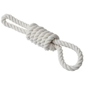 Flossreprulle med handtag – Naturvit