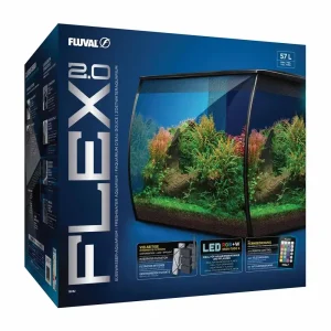 Fluval Flex LED 34L 2.0 Svart