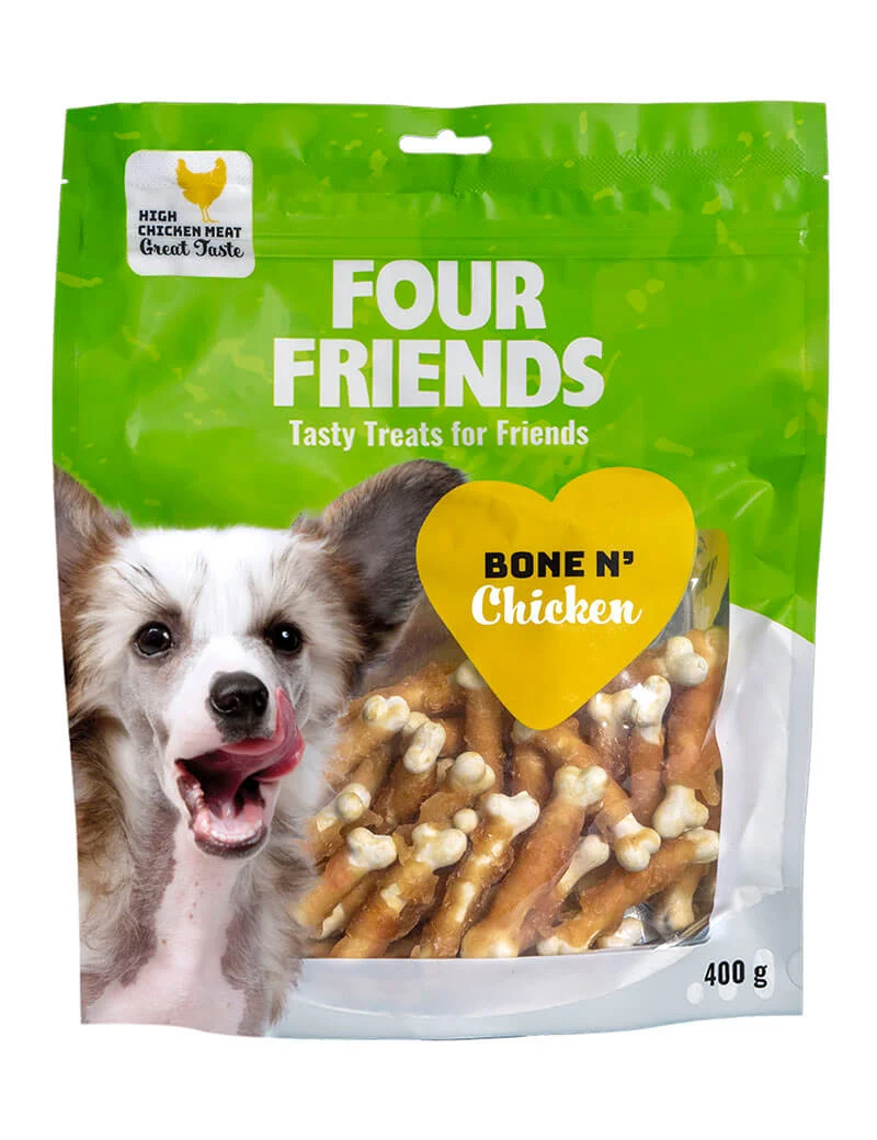 Four Friends Dog Bone N´Chicken 400g