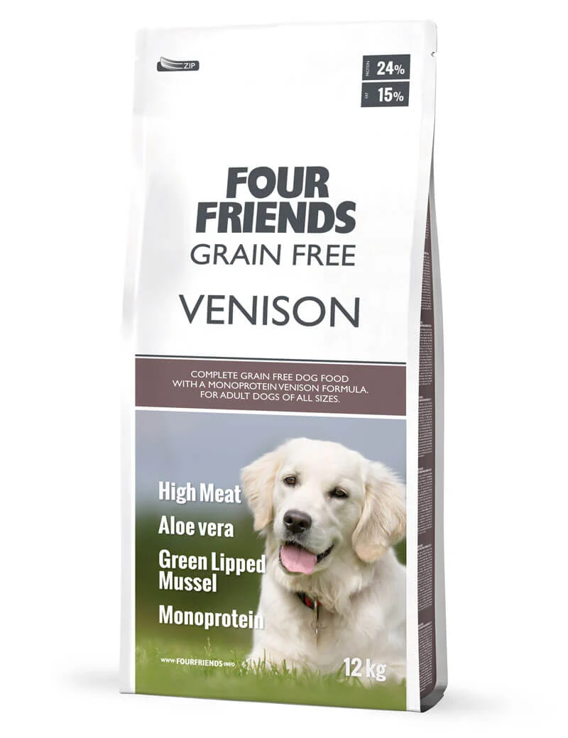 Four Friends GrainFree Venison 12kg