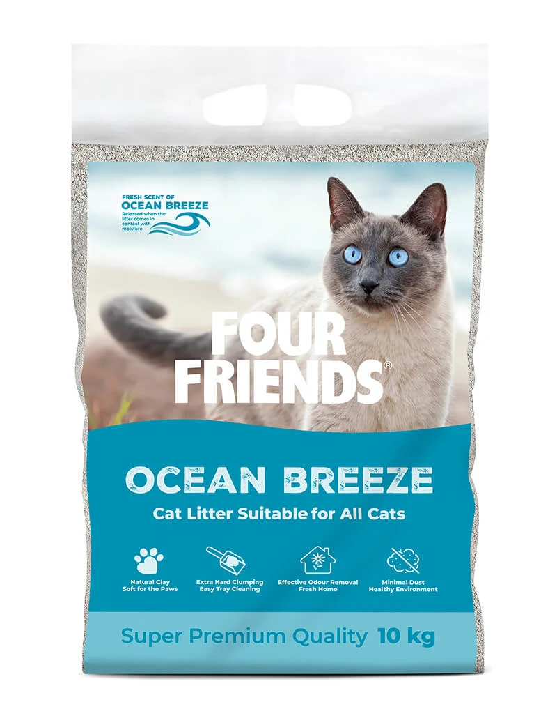 Four Friends Kattsand Ocean Breeze 10kg