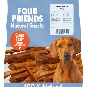 Four Friends Natural Snack Beef Sticks 400g